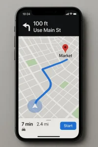 استفاده از Directions (مسیریابی)