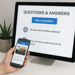 سوال و جواب (Q&A) در گوگل مپ