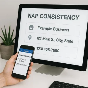 NAP Consistency (یکسان بودن اطلاعات تماس)